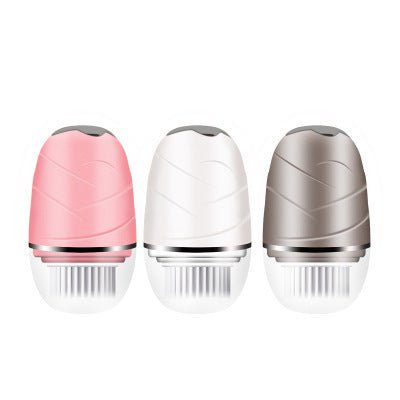 3 in 1 Electric Facial Cleanser Wash Face Cleaning Machine Pore Cleaner Body Cleansing Massage Mini Skin Beauty Massage $27.99 Dana Fashion Color: Golden Beauty Tools Product features: 1. Soft and clean fine silk bamboo brush head, power cleaning brush he