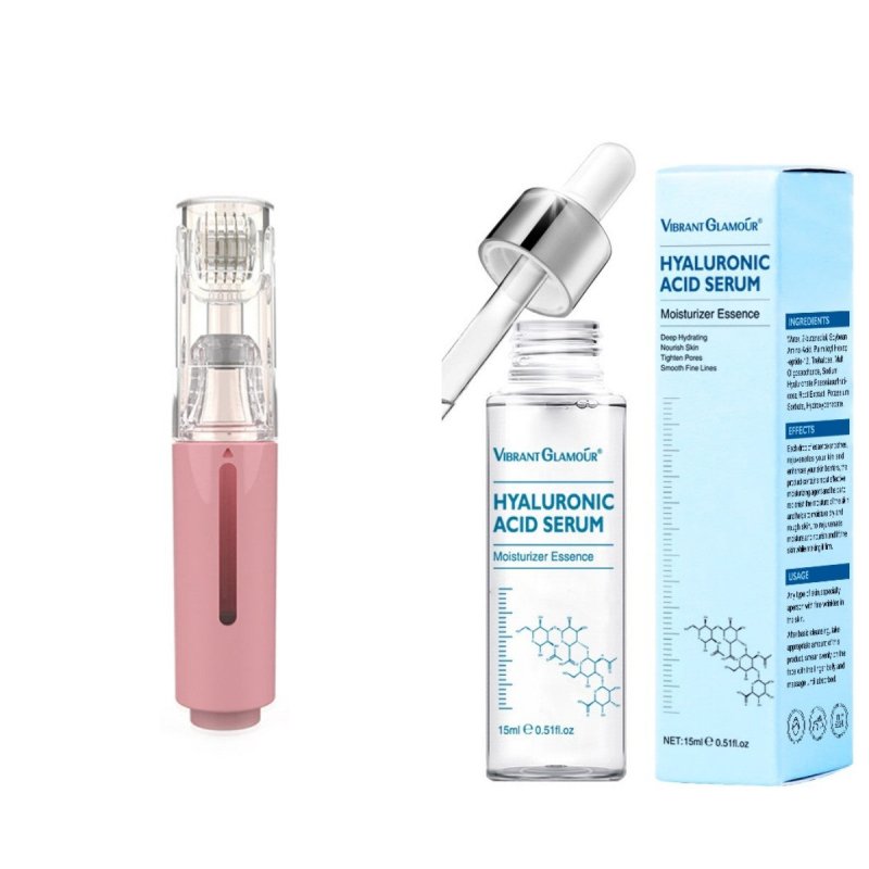 3 In 1 Lip Care Roller Needle Roller Lip Roller Beard Growth Roller Beard Hair Growth Roller Beard Treatment & Serum Applicant $35.50 Dana Fashion format: 0.5mm Color Classification: Set makeup Overview: 1. The Hydration Roller is a 2-in-1 system. As you