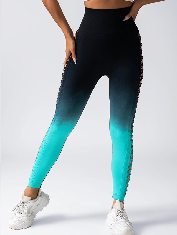 3 Pack Women's Gradient Color Butterfly Hollow High Waist Butt Lifting Long Fitness Pants, Seamless Leggings For Women High Waist Yoga Pants, Scrunch Butt Lifting Elastic Tights $139.00 Dana Fashion Color: 3PACK1 Size: L Women's clothing Butt lift Legging
