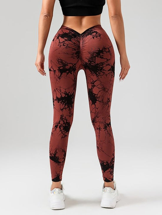 3 Pack Women's Scrunch Workout Leggings, High Waisted Butt Lifting Tie-dye V Back Waist Seamless Gym Yoga Leggings, Workout Leggings For Women Jada Leggings $189.00 Dana Fashion Color: 3PACK1 Size: L Women's clothing Butt lift Leggings: sexy booty legging