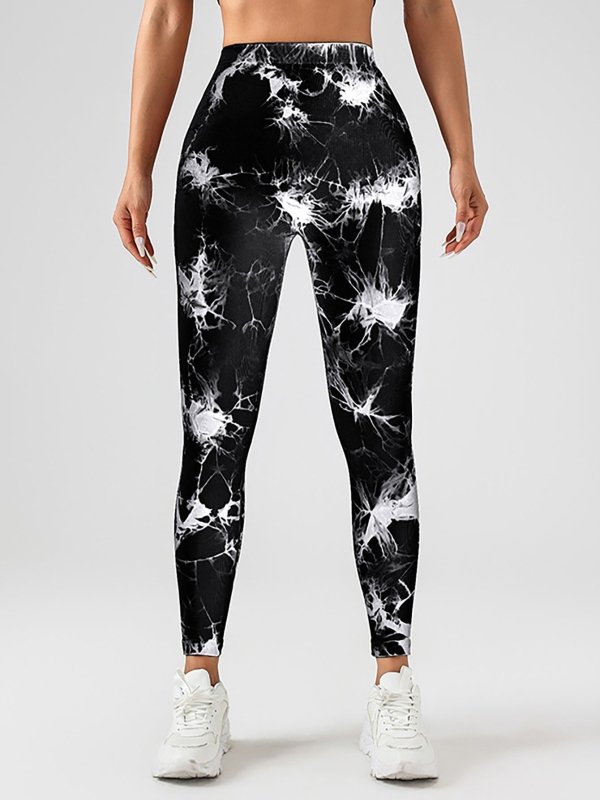 3 Pack Women's Scrunch Workout Leggings, High Waisted Butt Lifting Tie-dye V Back Waist Seamless Gym Yoga Leggings, Workout Leggings For Women Jada Leggings $189.00 Dana Fashion Color: 3PACK1 Size: L Women's clothing Butt lift Leggings: sexy booty legging