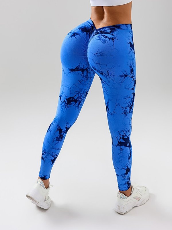 3 Pack Women's Scrunch Workout Leggings, High Waisted Butt Lifting Tie-dye V Back Waist Seamless Gym Yoga Leggings, Workout Leggings For Women Jada Leggings $189.00 Dana Fashion Color: 3PACK1 Size: L Women's clothing Butt lift Leggings: sexy booty legging