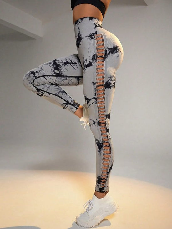 3 Pack Women's Tie-Dye Cutout Yoga Pants High-Waisted Leggings Women's Tie-Dye Leggings,, Leggings Women High Waisted Seamless Workout Leggings Gym Booty Tights Tummy Control Yoga Pants $179.00 Dana Fashion Color: 3PACK2 Size: L Women's clothing Butt lift
