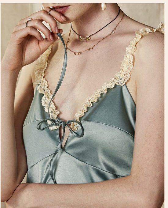 Bud silk nightgown - Dana Fashion