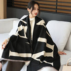 Female Versatile Fashion Thickened Warm Cashmere Scarf - DanaFashionstore