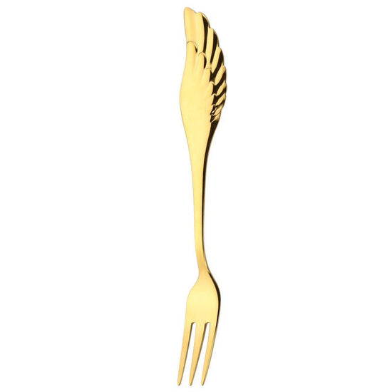304 Stainless Steel Coffee Spoon Creative Net Red Wings Spoon Ice Cream Spoon Dessert Spoon Fork Spoon Spoon Gift Tableware $29.50 Dana Fashion style: D Dana's Kitchen Overview: It is lightweight for easy to carry and store when not is use. The spoon and