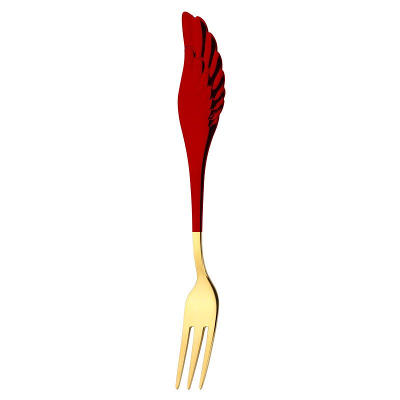 304 Stainless Steel Coffee Spoon Creative Net Red Wings Spoon Ice Cream Spoon Dessert Spoon Fork Spoon Spoon Gift Tableware $29.50 Dana Fashion style: N Dana's Kitchen Overview: It is lightweight for easy to carry and store when not is use. The spoon and