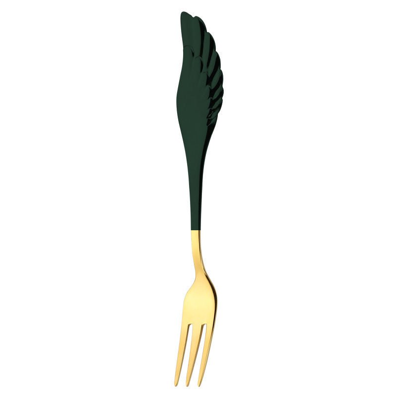 304 Stainless Steel Coffee Spoon Creative Net Red Wings Spoon Ice Cream Spoon Dessert Spoon Fork Spoon Spoon Gift Tableware $29.50 Dana Fashion style: L Dana's Kitchen Overview: It is lightweight for easy to carry and store when not is use. The spoon and