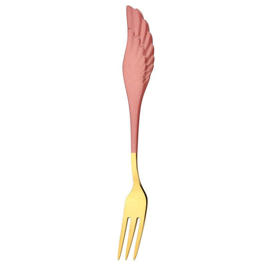 304 Stainless Steel Coffee Spoon Creative Net Red Wings Spoon Ice Cream Spoon Dessert Spoon Fork Spoon Spoon Gift Tableware $29.50 Dana Fashion style: J Dana's Kitchen Overview: It is lightweight for easy to carry and store when not is use. The spoon and