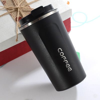 304 stainless steel mug coffee cup $25.50 Dana Fashion Color: black capacity: 380ML Dana's Kitchen Material: Inside 304 outside 201 Insulation performance: 6-12 hours Style : New Chinese Style : Big belly cup Capacity: 380ML, 510ML