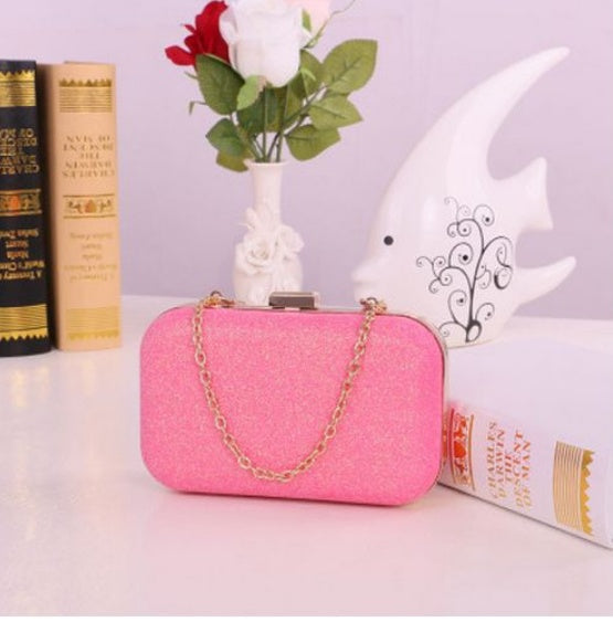 Women Handbag Evening Bags For Party New Women Chain Shoulder Bag Ladies Fashion Gold Clutch Box Bag Women Messenger - Dana Fashion