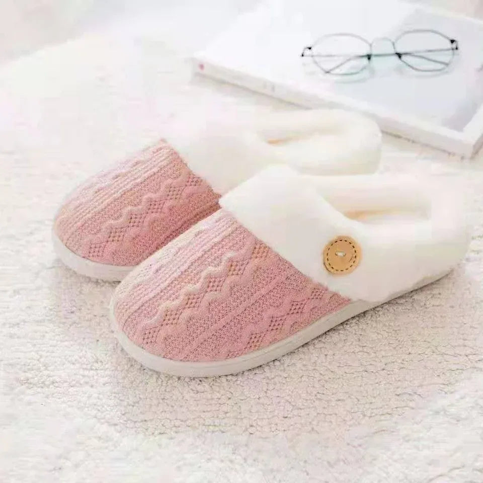 Slippers Confinement Shoes, Cotton Slippers European Size Wool Slippers - DanaFashionstore