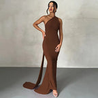 Backless Halter Sheath Dress For Women - DanaFashionstore