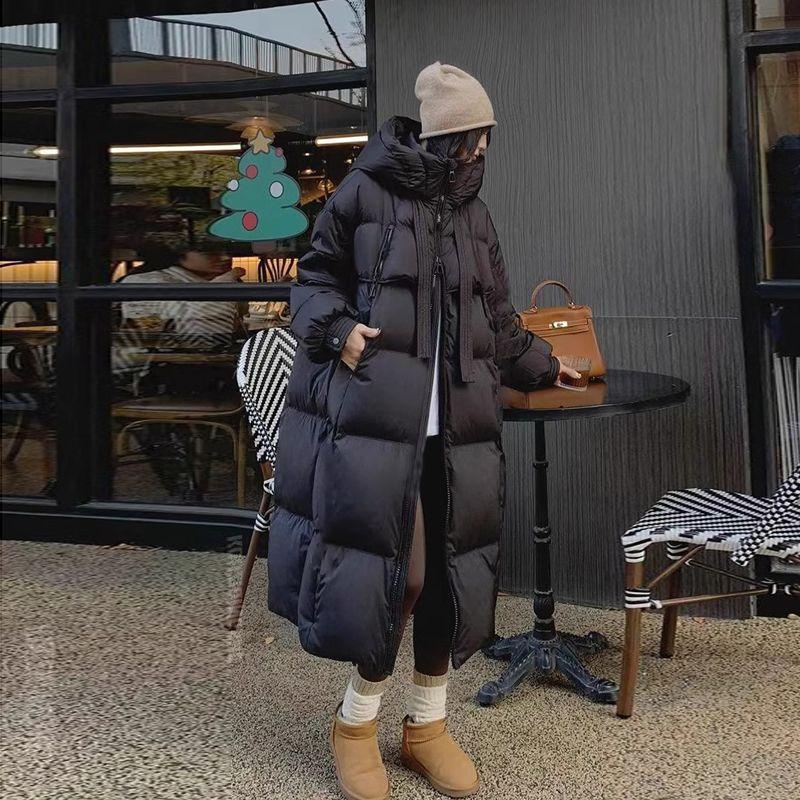 Padded Down Jacket Female Long Below The Knee - DanaFashionstore