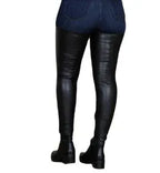 New Women's Long-tube Elastic Low-heel Boots - DanaFashionstore
