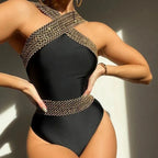 One Piece Swimsuit Solid Color Swimsuit Bikini - DanaFashionstore