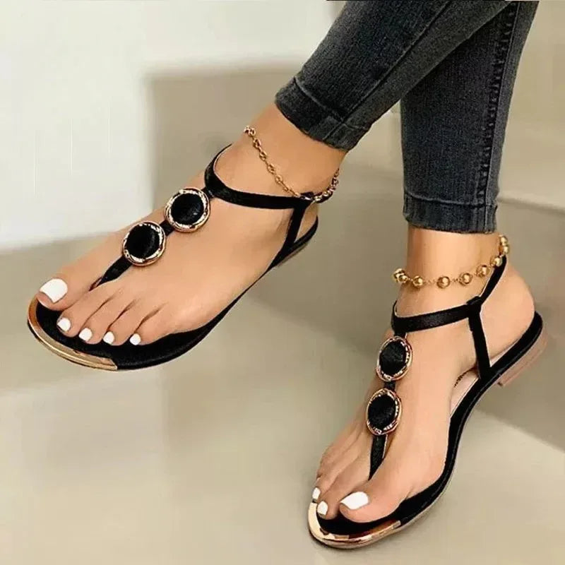 Women's Flat Sandals Summer Beach Shoes - DanaFashionstore