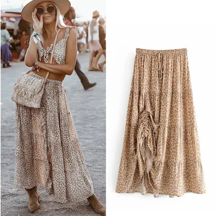 Printed pleated skirt - DanaFashionstore