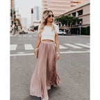 Women fashion casual skirt girls high Waist long skirts - DanaFashionstore