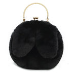 Fashion chain ear plush handbag - DanaFashionstore