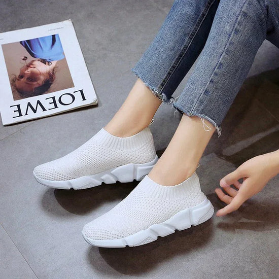 Large size flying woven mesh shoes - DanaFashionstore