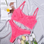 Underwear Mesh Gathered See-Through Comfortable Women's Suit - DanaFashionstore