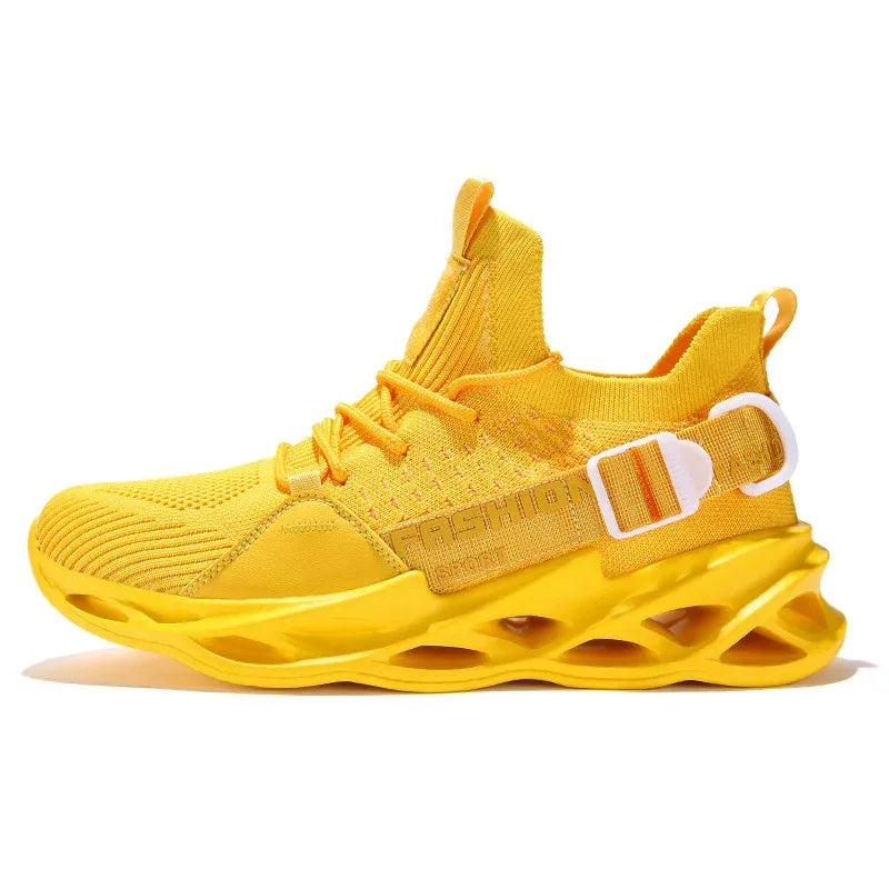 Casual sneakers flying woven mesh shoes - DanaFashionstore