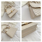 Women Handbags Fashion Chain Shoulder Bags With Love Metal Design - DanaFashionstore