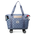 Large Capacity Travel Bags Dry Wet Separation Expansion Double Layer Luggage Totes Women - DanaFashionstore