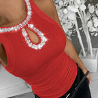 European And American Women's Clothing Multi-color Scarf Vest - DanaFashionstore