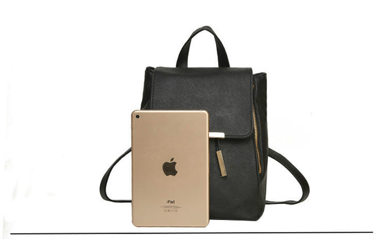 Women Backpack High Quality PU Leather Mochila Escolar School Bags For Teenagers Girls Top-handle Backpacks Herald Fashion - Dana Fashion