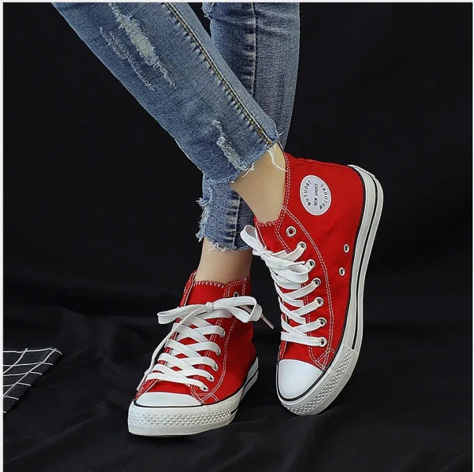 High-top canvas shoes - DanaFashionstore