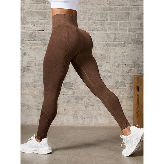 Chemical Fiber High Waist Long Yoga Pants Female - Dana Fashion