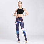 Women Sexy Yoga Pants Printed Dry Fit Sport Pants Elastic Fitness Gym Pants Workout Running Tight Sport Leggings Female Trousers - DanaFashionstore