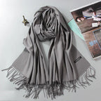 Fashion Cashmere Dual-use Shawl Warm Scarf - DanaFashionstore