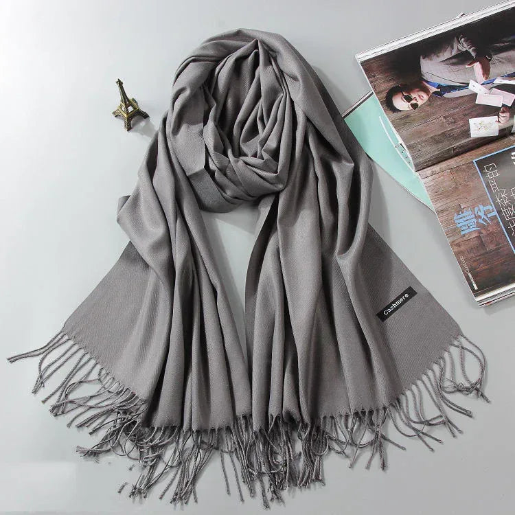 Fashion Cashmere Dual-use Shawl Warm Scarf - DanaFashionstore