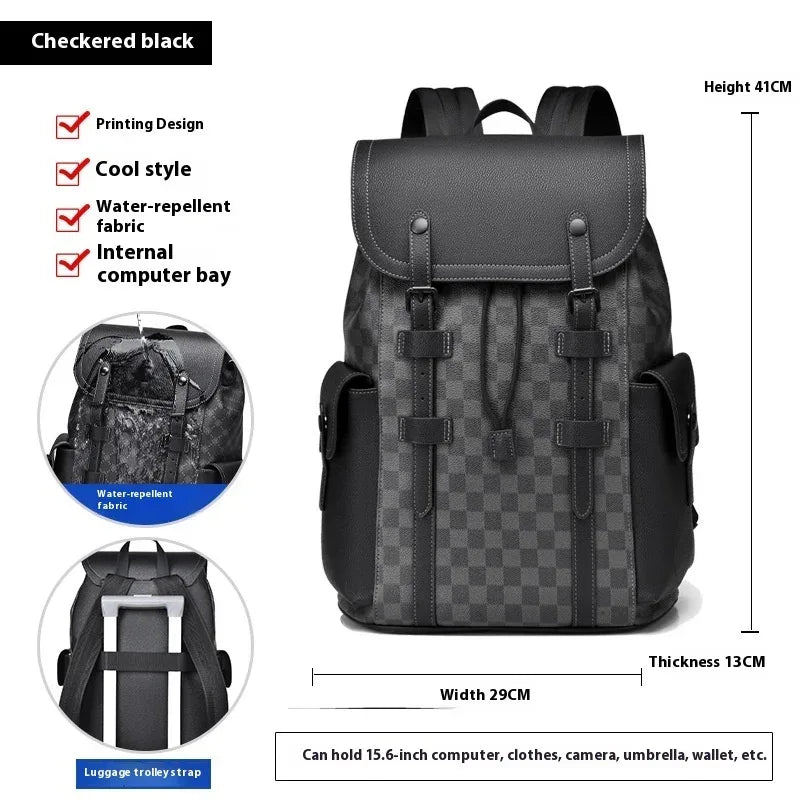 Curved Shoulder Strap New Men's Casual Business Travel Backpack - DanaFashionstore
