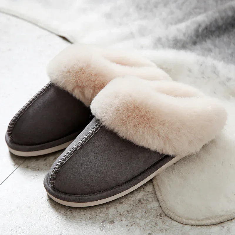 Suede cotton slippers - DanaFashionstore
