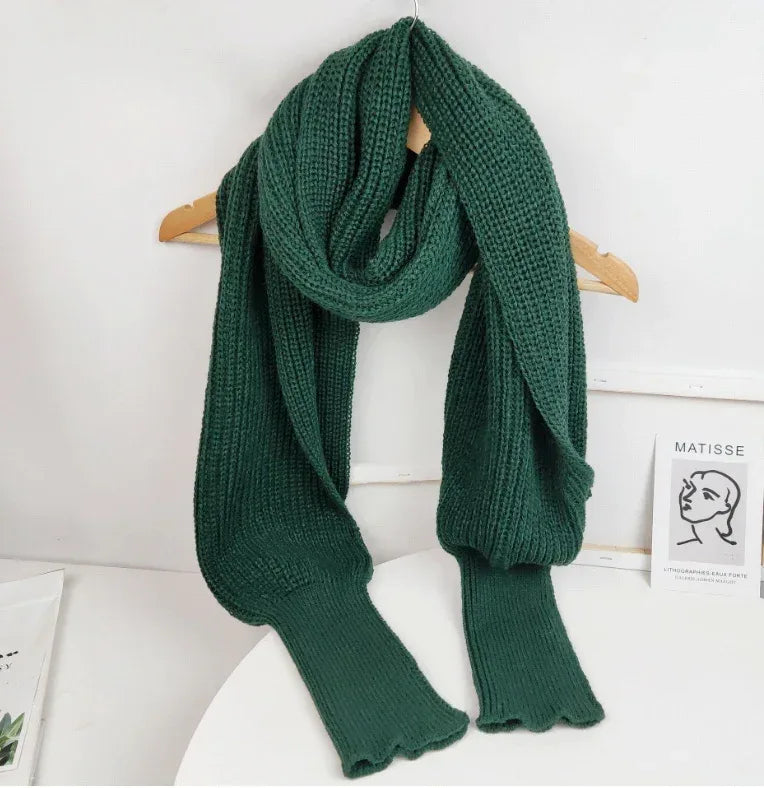 Sweater Scarf Cashmere Ladies Girl Woman Clothing Casual Wear - DanaFashionstore