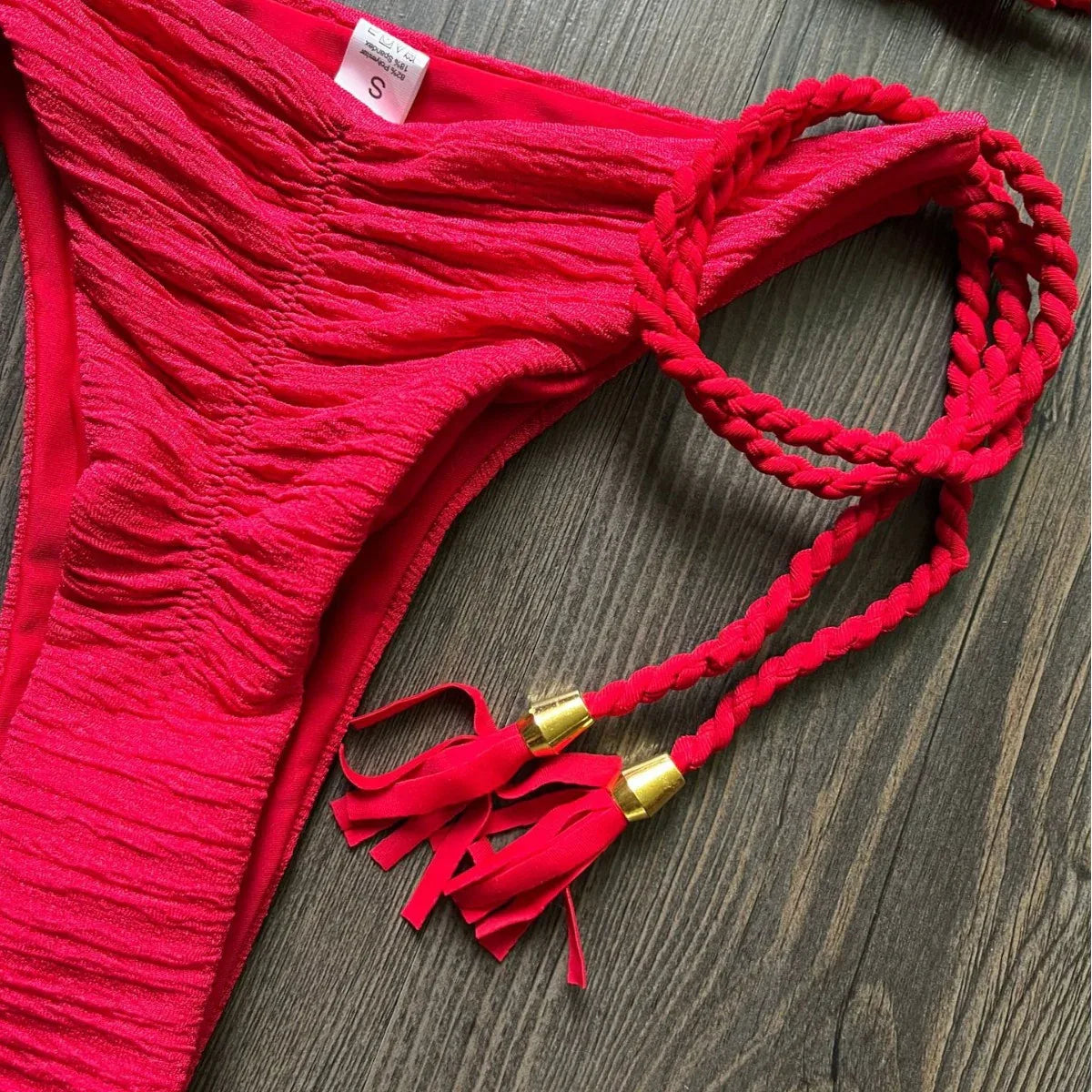 Women's Fashion Braided Rope Bikini Suit - DanaFashionstore