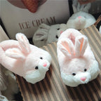 Female Winter Warm Rabbit Home Couple Slippers - DanaFashionstore