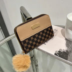 Women's Short Printing Color Contrast Korean Style Bag Wallet - DanaFashionstore