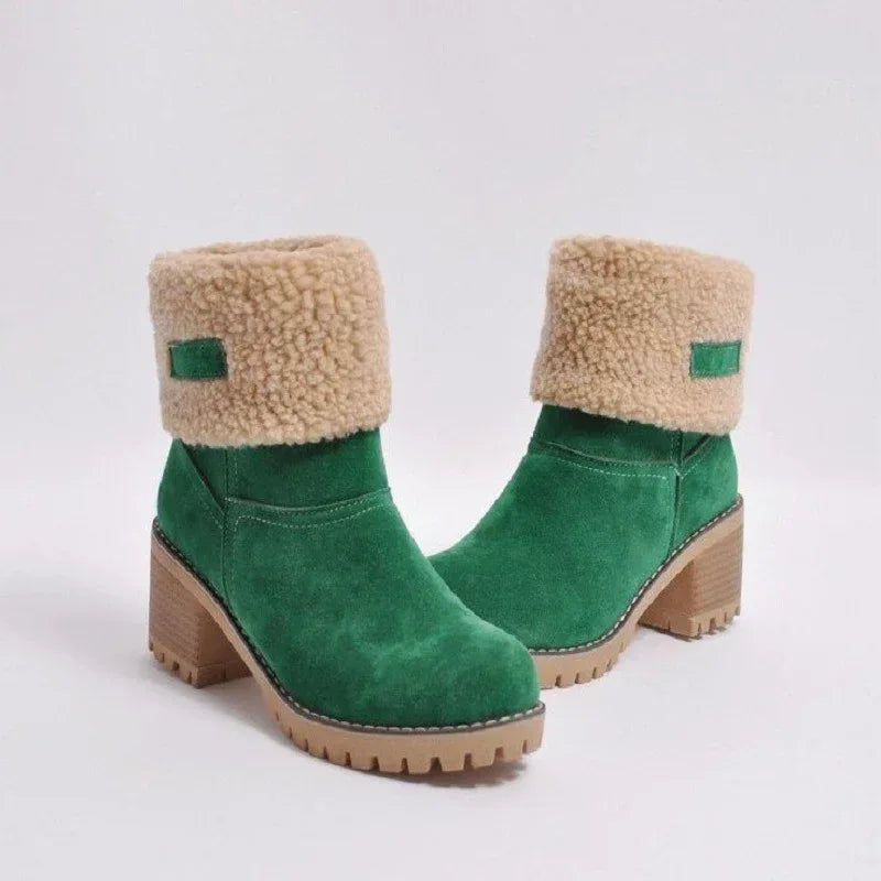 FUR ANKLE BOOTS - DanaFashionstore