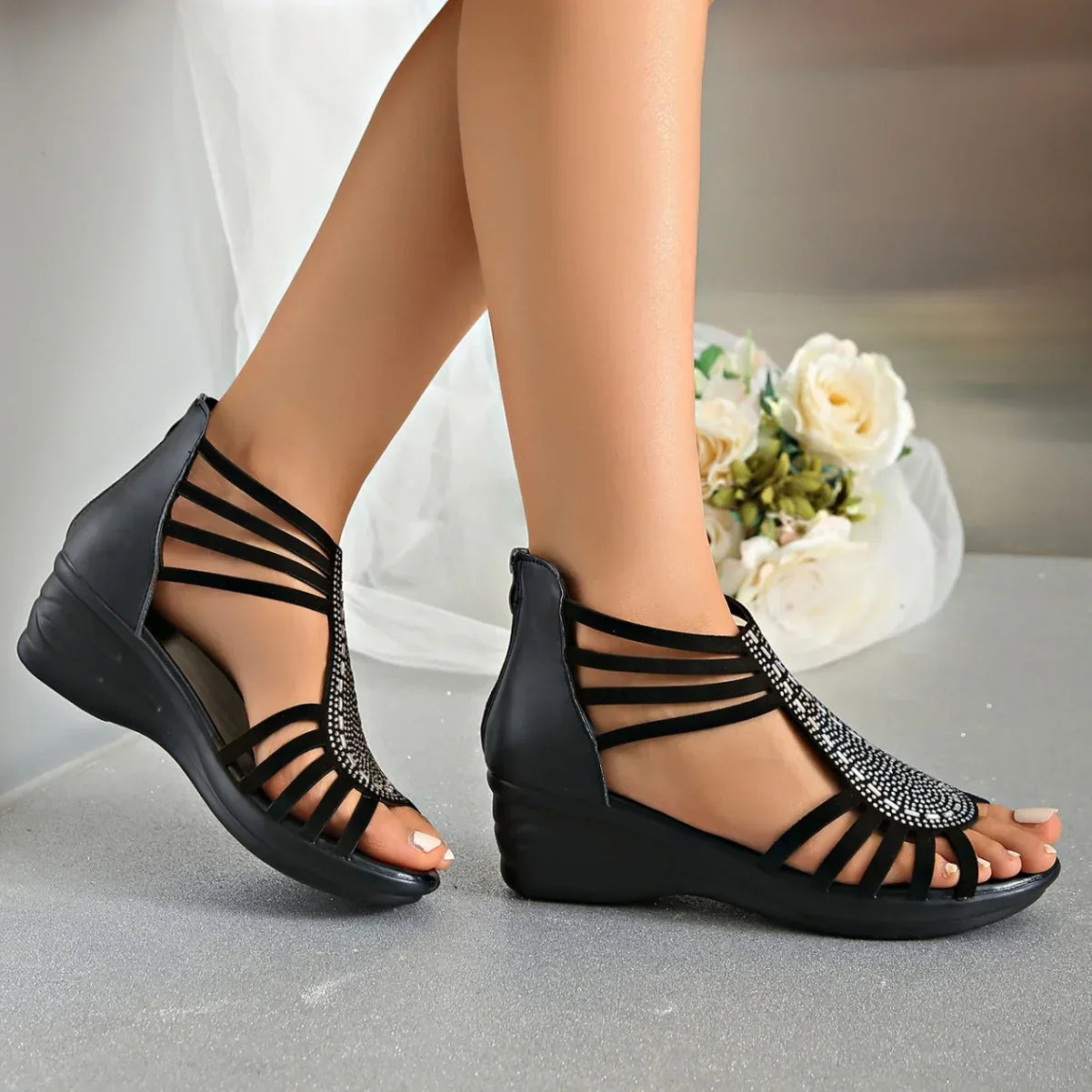 Soft Bottom Mom Fashion Outerwear Women's Wedge Shoes - DanaFashionstore