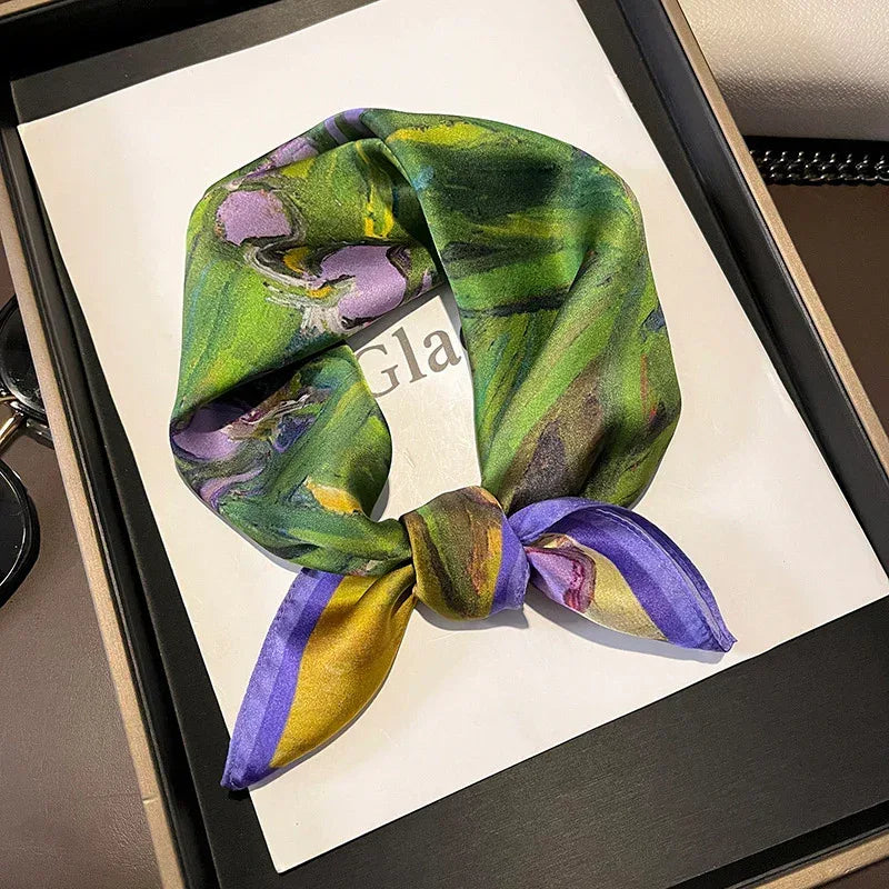 Fashion Lady Sunflower Vintage Scarf - DanaFashionstore