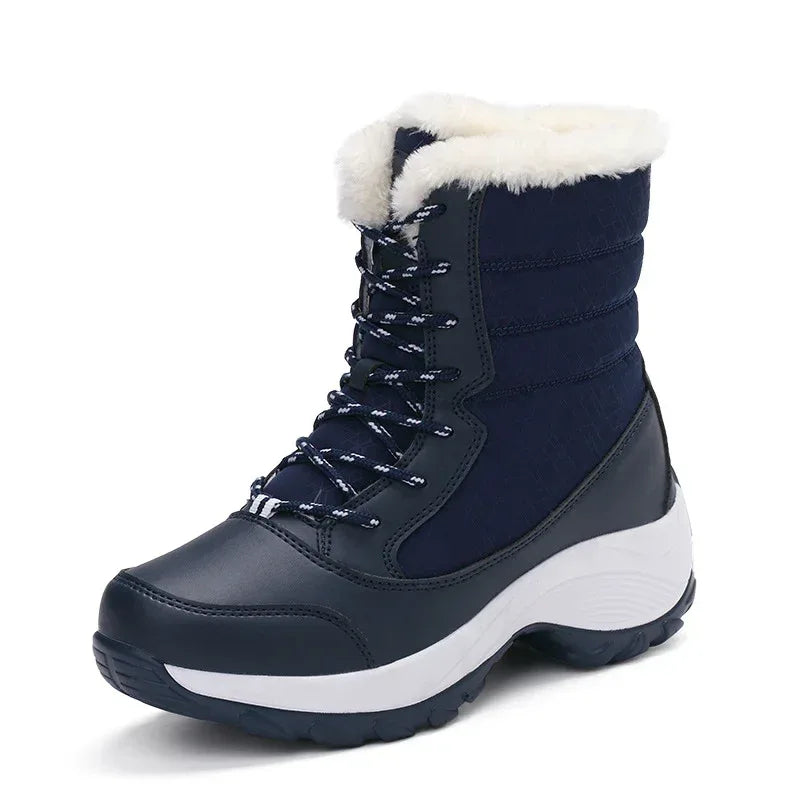 Plus velvet high-top women's shoes waterproof snow boots - DanaFashionstore