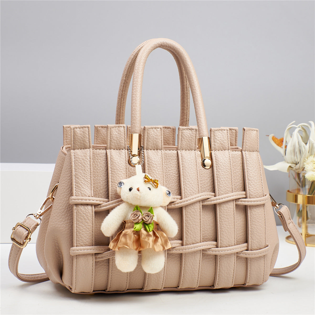 New Anti-scratch Women's Bag Fashion Hand-woven Handbag Shoulder Bag - Dana Fashion