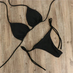 Halter Neck Tie Bikini Ladies Split Tie Swimsuit - DanaFashionstore