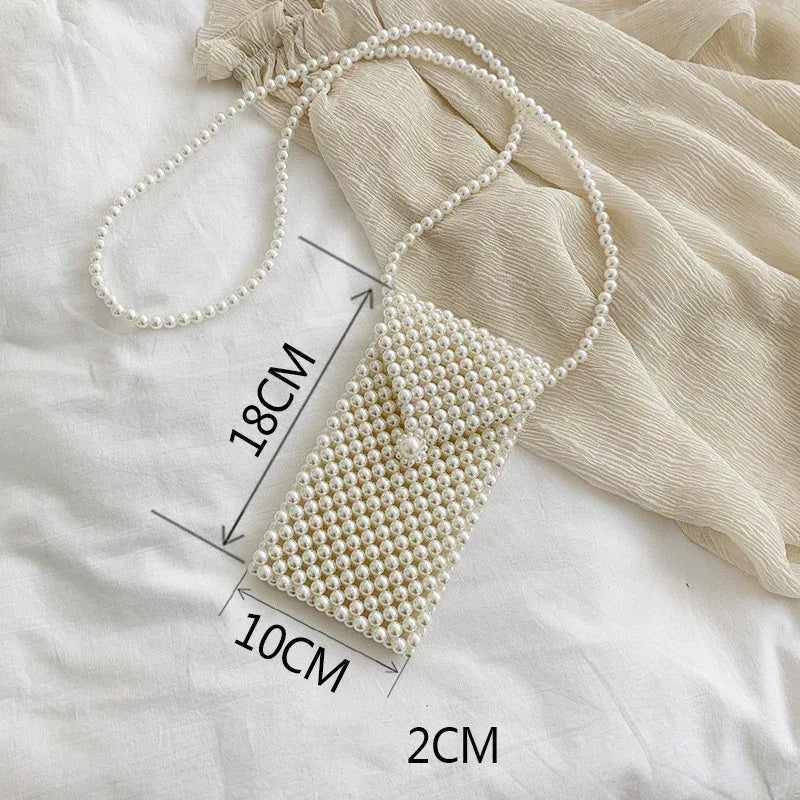 Pearl Bag Female Messenger Bag Wild Mini Retro Western Style Pearl - DanaFashionstore
