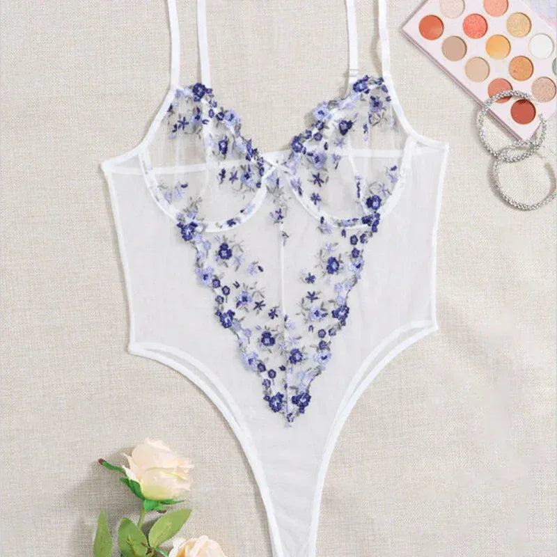 Lace Ladies Embroidered Heavy Industry Floral Underwear - DanaFashionstore